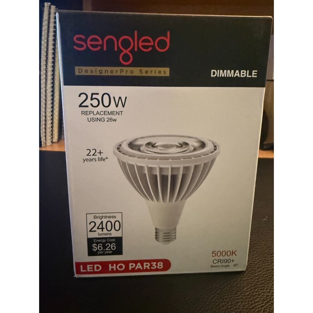 SENGLED LED HO PAR38 120V 60HZ 26W 2400LM 5000K